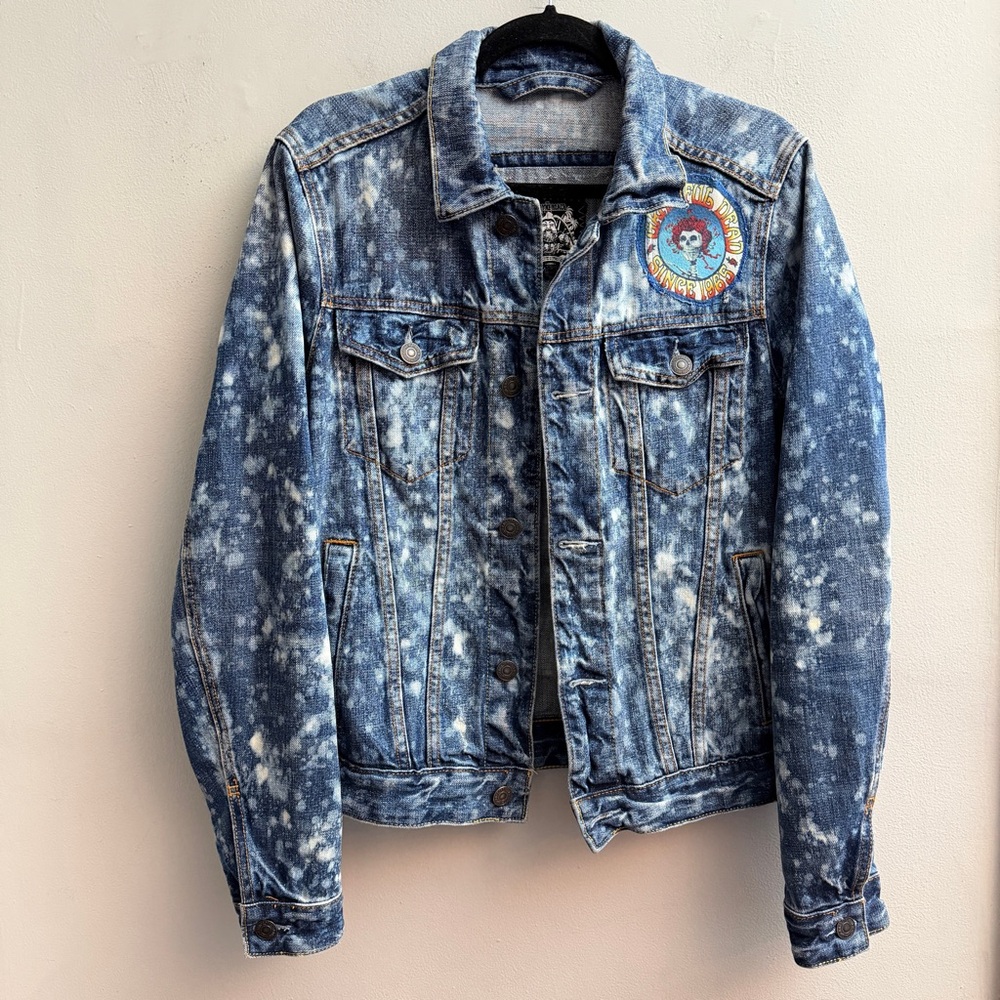 The Biscayne Roach Miami Artist Reworked Grateful Dead Jacket, Men’s Size Med